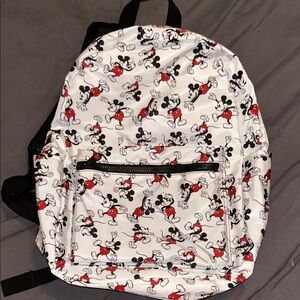 Mickey Mouse Patterned Backpack